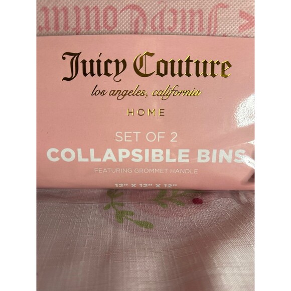 Juicy Couture Collapsible Bins - Picture 5 of 6